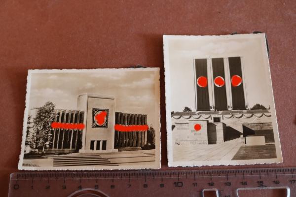 zwei Souvenirfotos - Nürnberg - Luitpoldarena